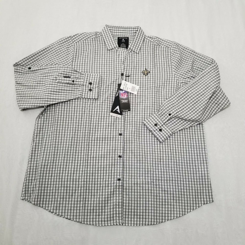 Antigua Women’s NFL Saints W Structure Shirt 2XL